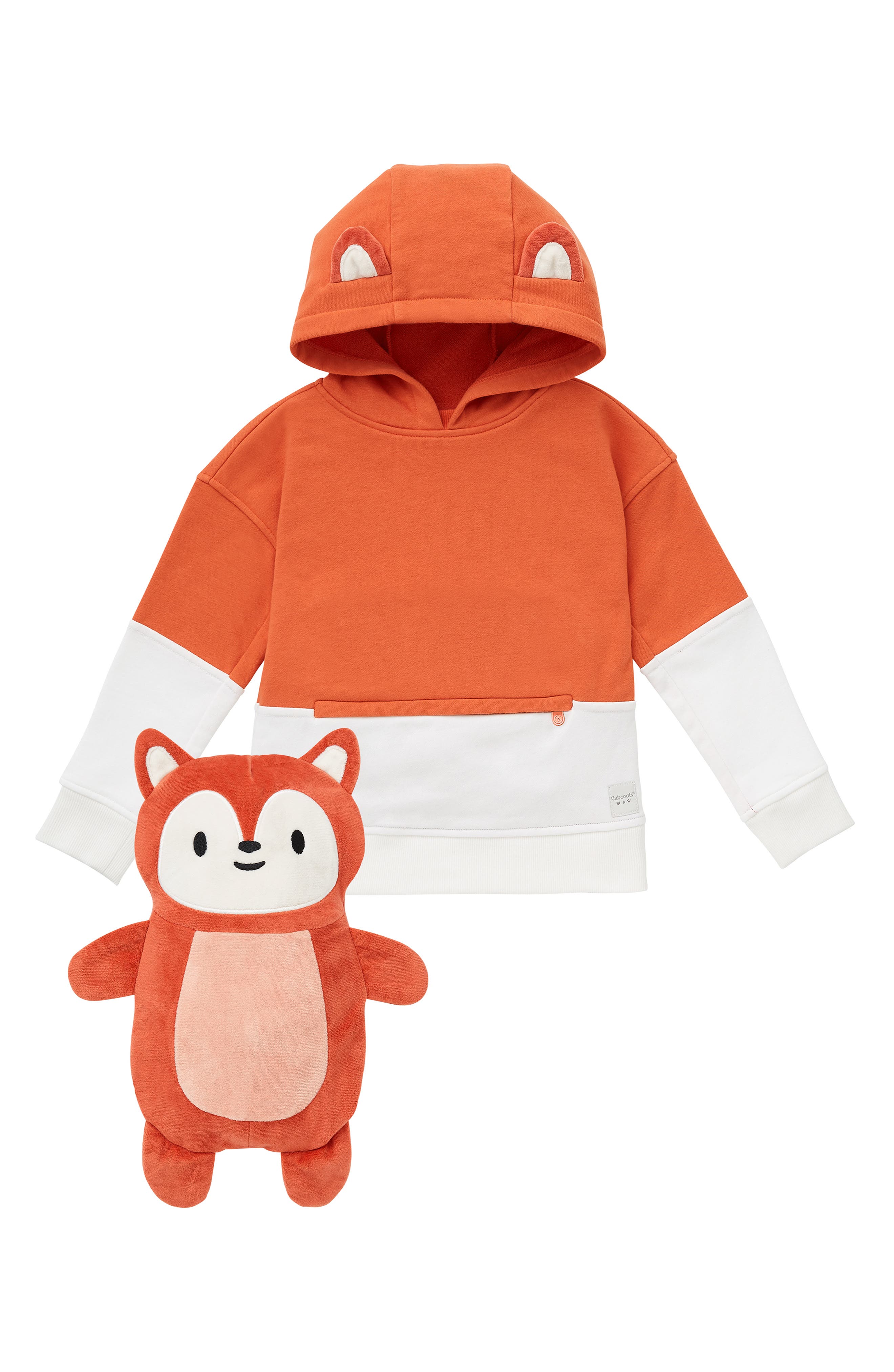 Cubcoats Flynn The Fox 2-in-1 Transforming Tee T-Shirt and Soft Plushie